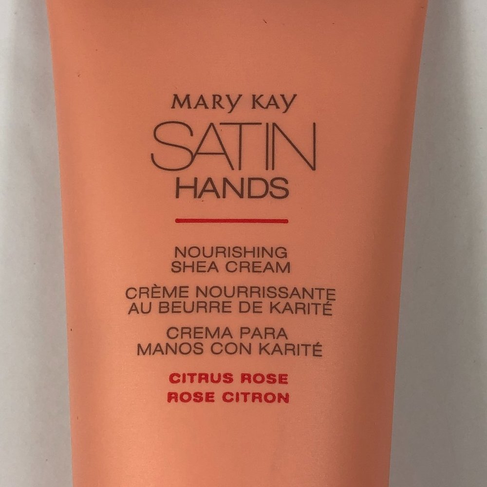 NEW - Mary Kay Satin Hands Nourishing Shea Hand Cream Healing Wellness - Picture 3 of 5